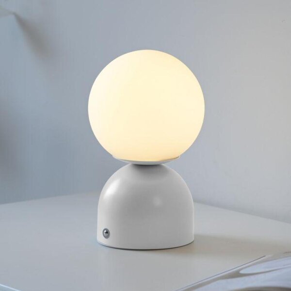 PAUL NEUHAUS JUST LIGHT Kolekce Schöner Wohnen LED bateriové stolní svítidlo RUDI, bílé, přes USB 3000-6000K