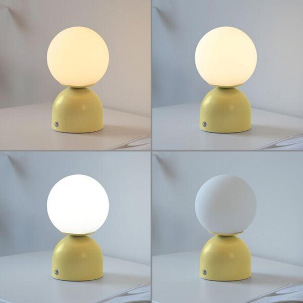 PAUL NEUHAUS JUST LIGHT Kolekce Schöner Wohnen LED bateriové stolní svítidlo RUDI, inspirováno květy, USB 3000-6000K