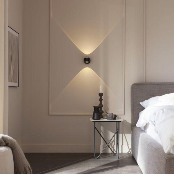 PAUL NEUHAUS JUST LIGHT Kolekce Schöner Wohnen LED nástěnné svítidlo CHIA, černé, Up- & Downlight 3000K