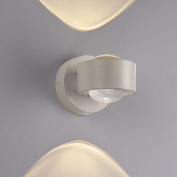 PAUL NEUHAUS JUST LIGHT Kolekce Schöner Wohnen LED nástěnné svítidlo CHIA, písková barva, Up- & Downlight 3000K