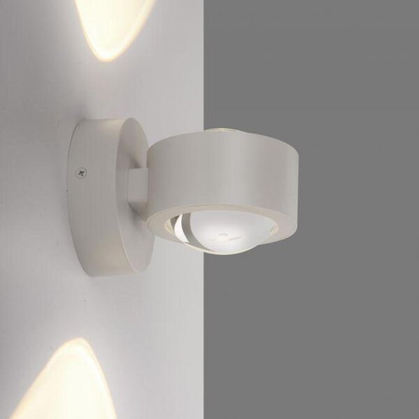 PAUL NEUHAUS JUST LIGHT Kolekce Schöner Wohnen LED nástěnné svítidlo CHIA, písková barva, Up- & Downlight 3000K