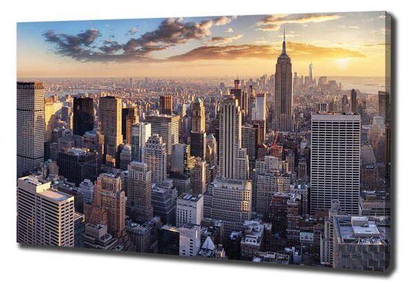 Foto obraz na plátně New York ptačí pohled oc-126216157