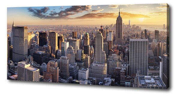 Foto obraz na plátně New York ptačí pohled oc-126216157