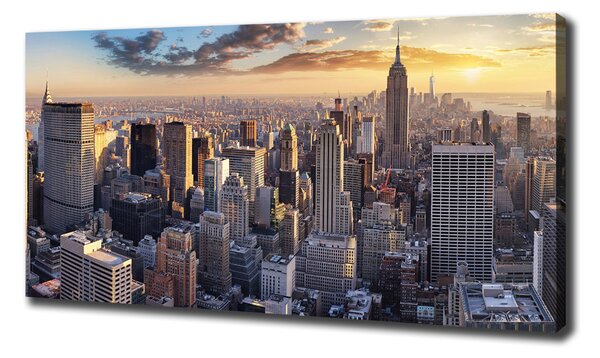 Foto obraz na plátně New York ptačí pohled oc-126216157
