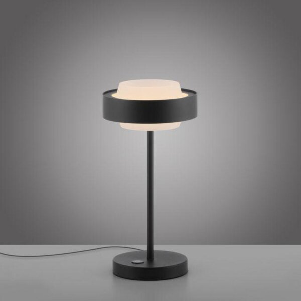 PAUL NEUHAUS JUST LIGHT Kolekce Schöner Wohnen LED stolní lampa Elmo černá dotykový stmívač 3000K
