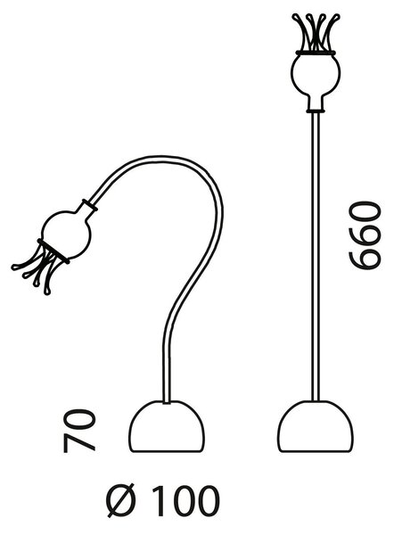 Serien Lighting stolní lampy Poppy Table