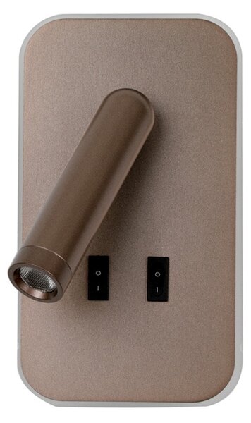 Italux WL-83957-1-CF LED bodové nástěnné svítidlo Doria | 8W LED | 559lm | 3000K