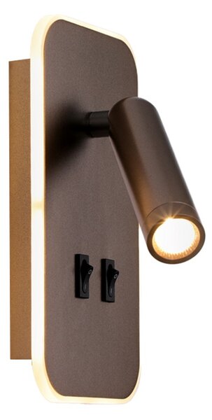 Italux WL-83957-1-CF LED bodové nástěnné svítidlo Doria | 8W LED | 559lm | 3000K