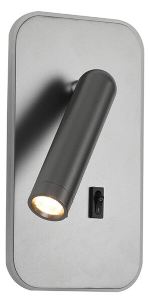 Italux WL-83957-1-GR LED bodové nástěnné svítidlo Doria | 8W LED | 559lm | 3000K