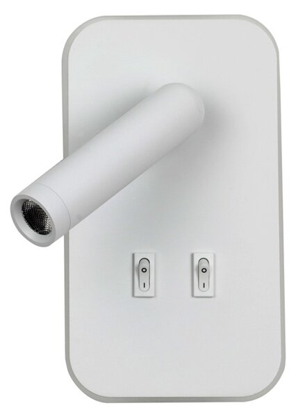 Italux WL-83957-1-WH LED bodové nástěnné svítidlo Doria | 8W LED | 559lm | 3000K