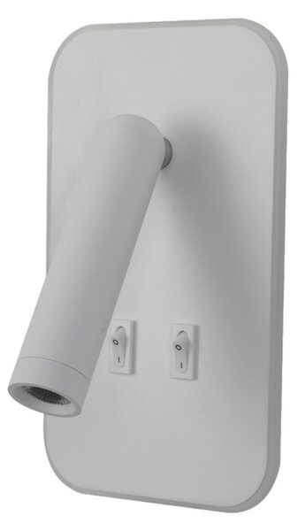 Italux WL-83957-1-WH LED bodové nástěnné svítidlo Doria | 8W LED | 559lm | 3000K