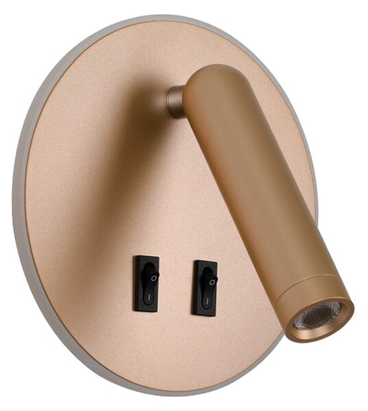 Italux WL-53742-1-GD LED bodové nástěnné svítidlo Furla | 8W LED | 516lm | 3000K