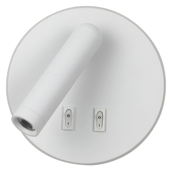 Italux WL-53742-1-WH LED bodové nástěnné svítidlo Furla | 8W LED | 516lm | 3000K