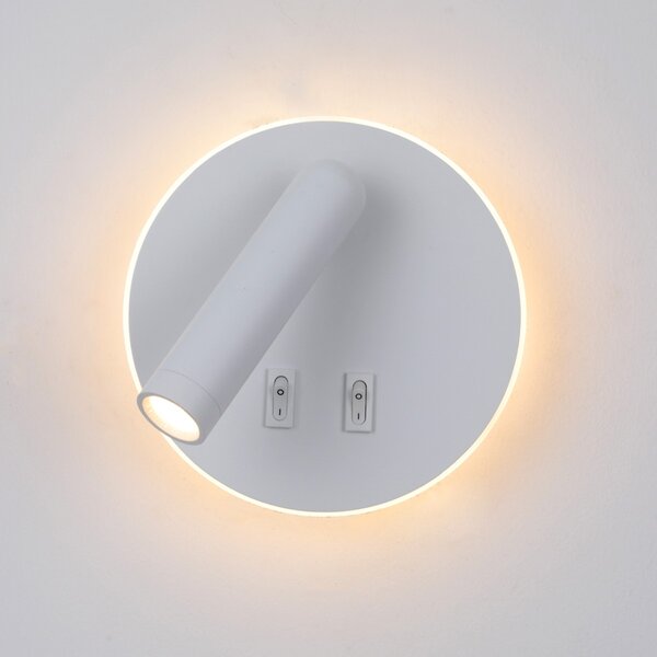 Italux WL-53742-1-WH LED bodové nástěnné svítidlo Furla | 8W LED | 516lm | 3000K