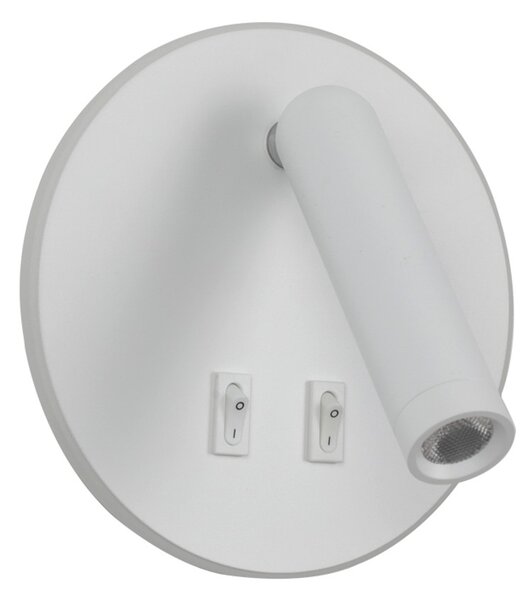 Italux WL-53742-1-WH LED bodové nástěnné svítidlo Furla | 8W LED | 516lm | 3000K