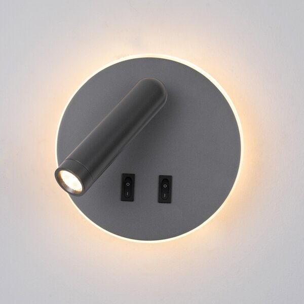 Italux WL-53742-1-GR LED bodové nástěnné svítidlo Furla | 8W LED | 516lm | 3000K