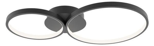Italux SPL-20452-2-BK LED přisazené stropní svítidlo Maver | 30W LED | 2000lm | 3000-6000K