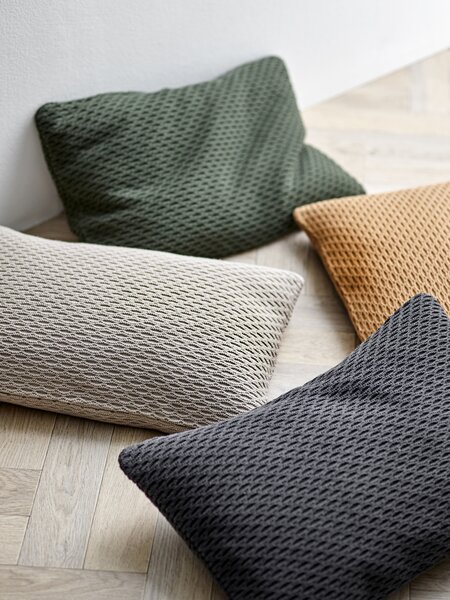 Södahl 15489 Dekorativní polštář Wave Knit 40 x 60 cm popelavý