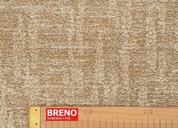 Breno Metrážový koberec RIFF 106 béžový, šíře 400 cm, Béžová
