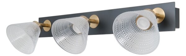 Italux WL-34393-3-BK-HBR LED bodové stropní svítidlo Orella | 12W LED | 750lm | 3000K