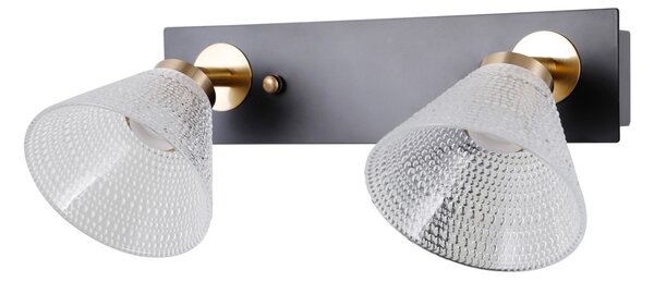 Italux WL-34393-2-BK-HBR LED bodové stropní svítidlo Orella | 8W LED | 466lm | 3000K
