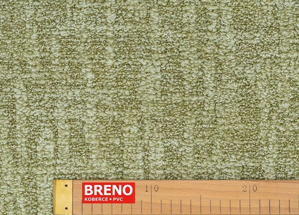 Breno Metrážový koberec RIFF 24 zelený, šíře 400 cm, Zelená