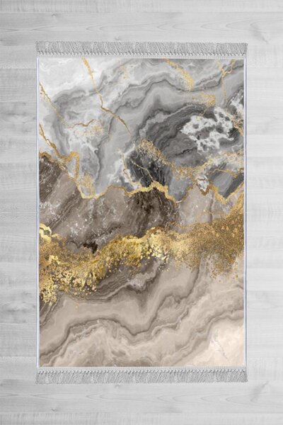 Conceptum Hypnose Koberec Marble 120x180 cm šedý/zlatý