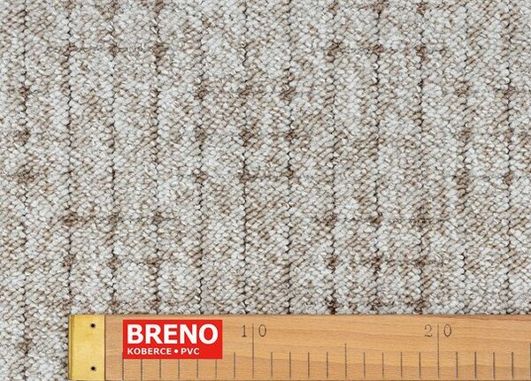 Breno Metrážový koberec FANTASY NEW 6713 béžový, šíře 400 cm, Béžová