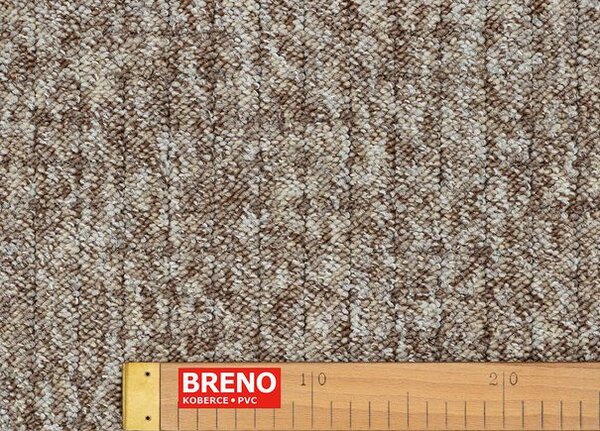 Breno Metrážový koberec FANTASY NEW 6716 hnědý, šíře 400 cm, Hnědá
