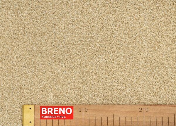 Breno Metrážový koberec MANILLA 72 béžový, šíře 400 cm, Béžová
