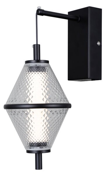 Italux WL-34395-1-BK LED nástěnné svítidlo Fuente | 5W LED | 422lm | 3000K