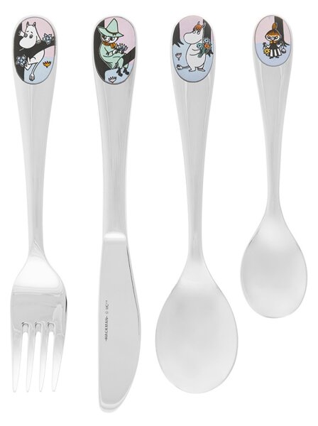 Iittala Dětský příbor Moomin Friends forever, 4ks