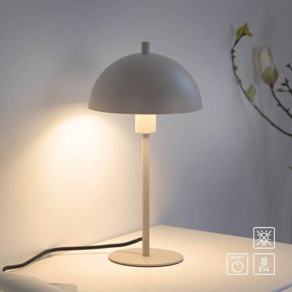 PAUL NEUHAUS JUST LIGHT Kolekce Schöner Wohnen stolní lampa ALI, písková barva, 1,5 m dlouhý kabel