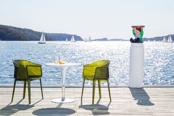 Kartell designové kavárenské stoly TopTop Round (průměr 60 cm)