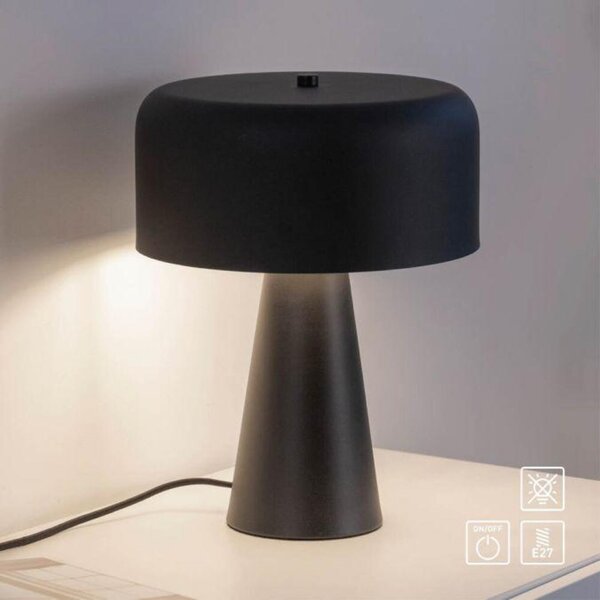 PAUL NEUHAUS JUST LIGHT Kolekce Schöner Wohnen stolní lampa PENTO, černá, 1,5 m kabel