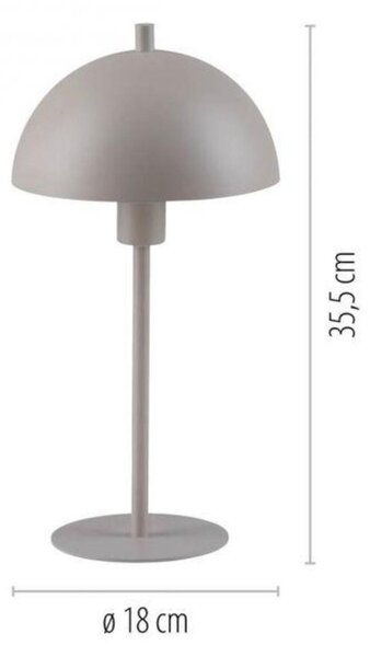 PAUL NEUHAUS JUST LIGHT Kolekce Schöner Wohnen stolní lampa ALI, písková barva, 1,5 m dlouhý kabel