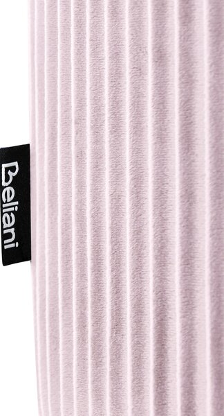Úložný puf RICHLAND Umělý samet Růžová