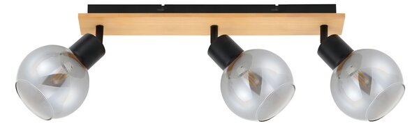 Italux SPL-67535-3-BK-WO bodové stropní svítidlo Barel E27