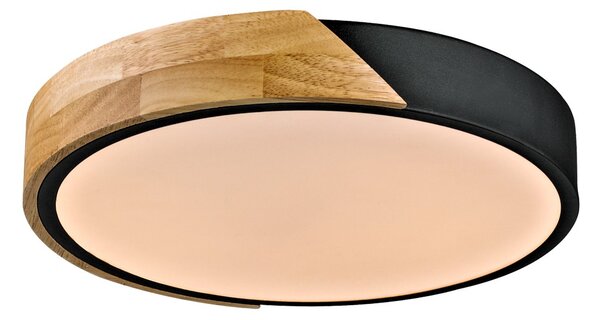 Italux PLF-13186-BK-WO LED přisazené stropní svítidlo Nastro | 24W LED | 2400lm | 3000K