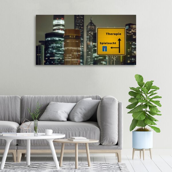 Moderní obraz canvas na rámu Terapie ve městě oc-130497931
