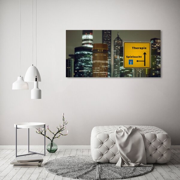 Moderní obraz canvas na rámu Terapie ve městě oc-130497931