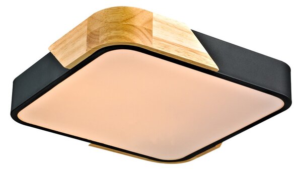 Italux PLF-13187-BK-WO LED přisazené stropní svítidlo Santer | 24W LED | 2400lm | 3000K