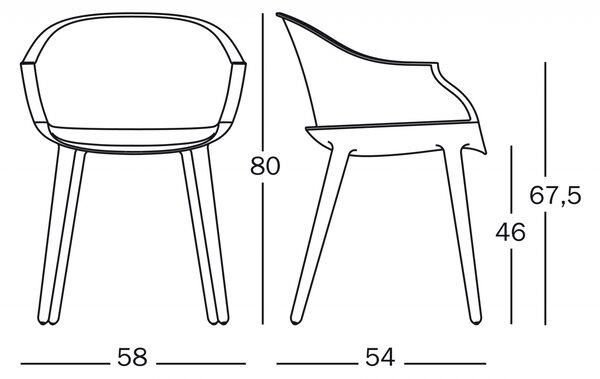 Magis designové židle Cyborg