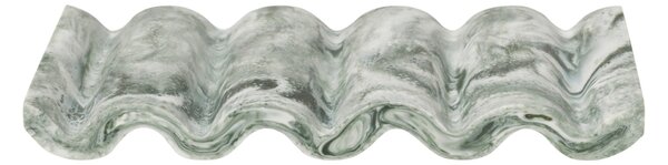 FERM LIVING Miska na mýdlo Mist, Emerald / Off-White