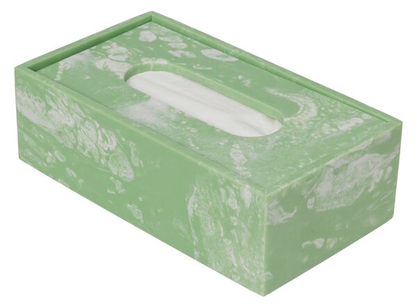 FERM LIVING Krabička na kapesníky Mist, Seafoam