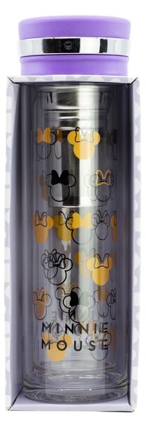 Skleněná láhev s infuserem, 355ml, Stor, Minnie
