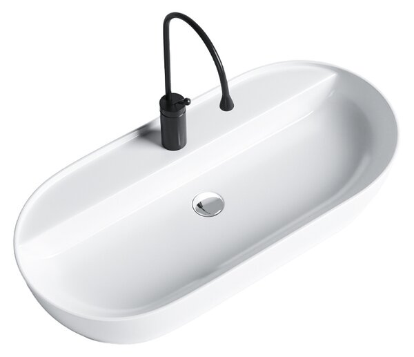 BPS-koupelny Keramické umyvadlo na desku EMI WH 810 81x41 cm, bílé