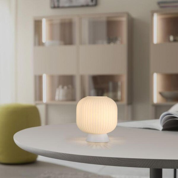 PAUL NEUHAUS JUST LIGHT Kolekce Schöner Wohnen stolní lampa NAMI, bílá, E27, vhodné pro LED žárovky