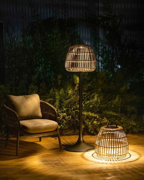 Stojací zahradní solární lampa Borneo