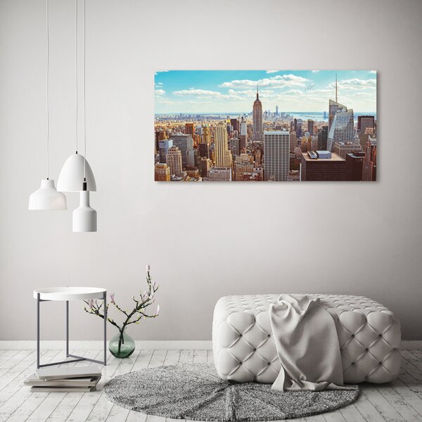 Foto obraz na plátně New York ptačí pohled oc-133162590